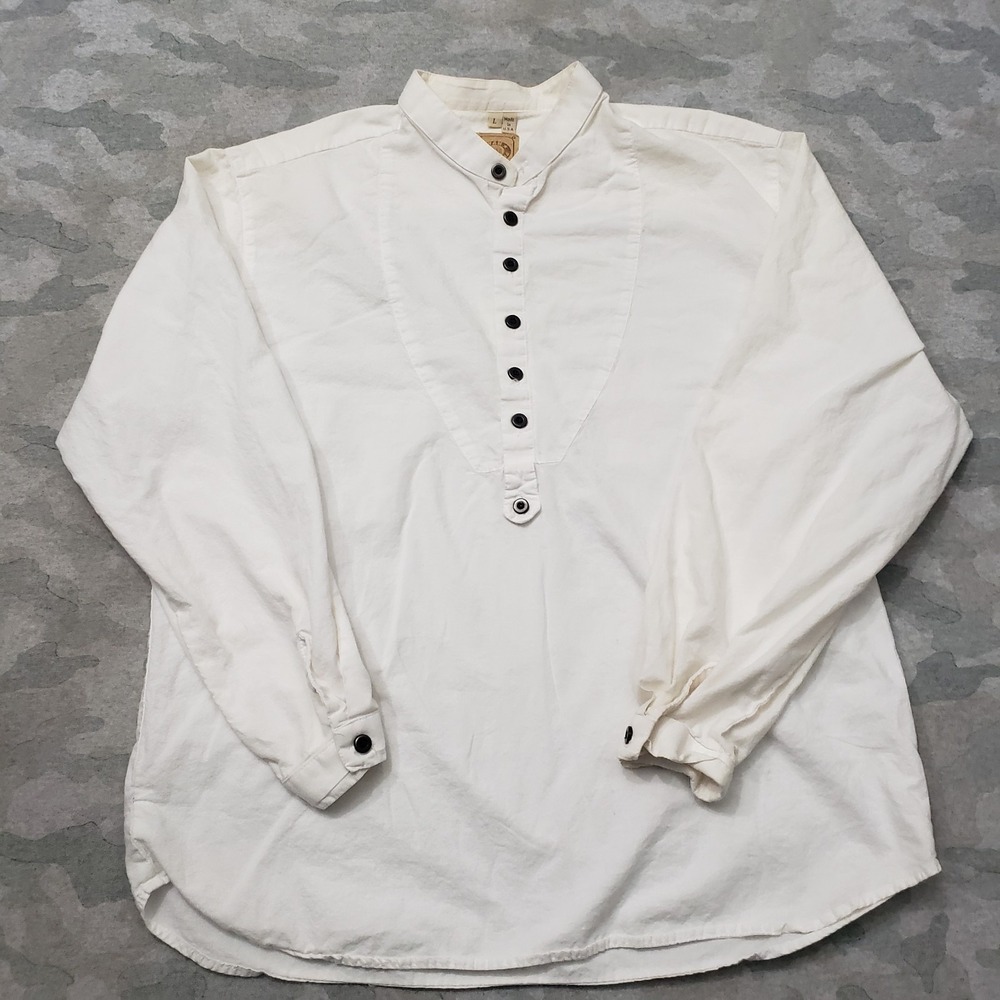 Wah Maker Shirt Mens Large Beige Button Long Sleeve Western Cowboy Rodeo Ranch